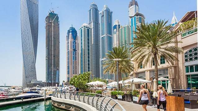 Map of Dubai