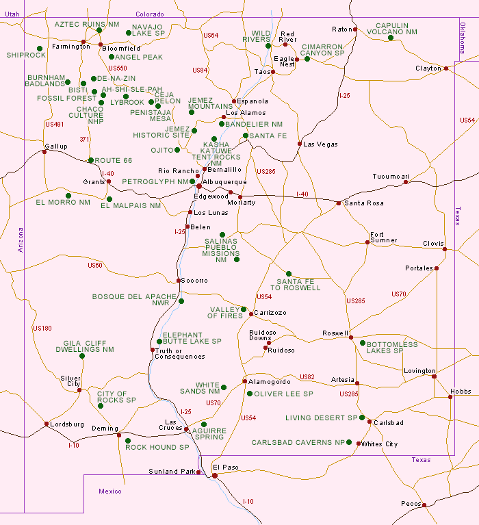 New Mexico - Map